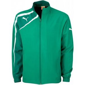 Puma SPIRIT WOvoN JACKET zelená S - Športová bunda