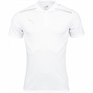 Puma TEAMCUP CASUALS POLO Pánske polo tričko, biela, veľkosť XL