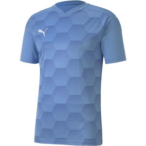 Puma TEAMFINAL 21 GRAPHIC JERSEY Pánske športové tričko, modrá, veľkosť XL