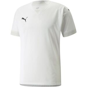 Puma TEAM FINAL JERSEY Pánske futbalové tričko, biela, veľkosť S