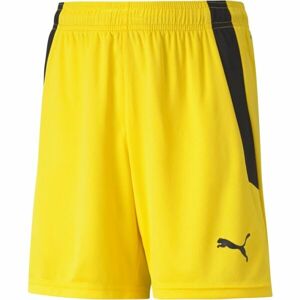 Puma TEAMLIGA SHORTS JR Juniorské šortky, žltá, veľkosť 152