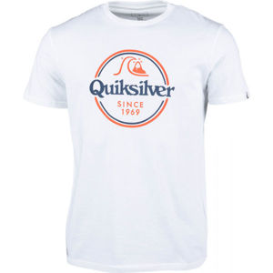 Quiksilver WORDS REMAIN SS biela XL - Pánske tričko