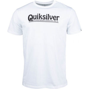 Quiksilver NEW SLANG SS biela L - Pánske tričko