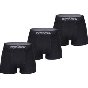 Reaper Men boxer 3-pack Pánske boxerky, čierna, veľkosť L