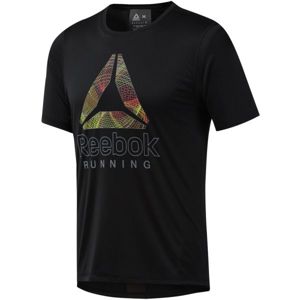 Reebok RE GRAPHIC TEE čierna L - Pánske tričko