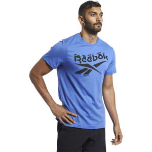Reebok GS BRANDED CREW TEE modrá XL - Pánske tričko