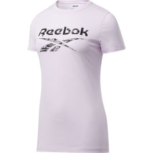Reebok TE GRAPHIC TEE DELTA ružová XL - Dámske tričko