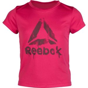 Reebok GIRLS WORKOUT READY T-SHIRT ružová 5-6 - Dievčenské tričko