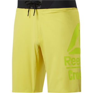 Reebok RC EPIC BASE SHORT LG BR Pánske šortky, žltá, veľkosť XL