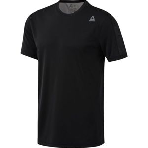 Reebok WORKOUT READY TECH TOP GRAPHIC Športové  tričko, čierna, veľkosť
