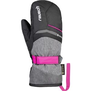 Reusch BOLT GTX JUNIOR MITTEN Lyžiarske rukavice, tmavo sivá, veľkosť 6.5