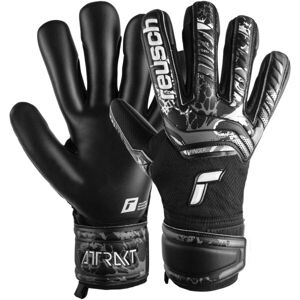 Reusch ATTRAKT INFINITY FINGER SUPPORT Futbalové brankárske rukavice, čierna, veľkosť 10.5