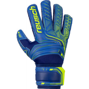 Reusch ATTRAKT SG EXTRA Pánske brankárske rukavice, modrá,reflexný neón,tmavo modrá, veľkosť
