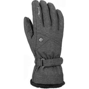 Reusch LAILA Dámske lyžiarske rukavice, sivá, veľkosť 8