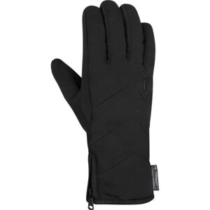 Reusch LOREDANA STORMBLOXX TOUCH-TEC Dámske lyžiarske rukavice, čierna, veľkosť 8.5