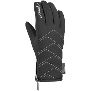 Reusch LOREDANA TOUCH-TEC Dámske lyžiarske rukavice, čierna, veľkosť 6