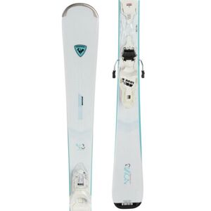 Rossignol NOVA 3 XPRESS + XPRESS W 10 GW Dámske zjazdové lyže, biela, veľkosť 142
