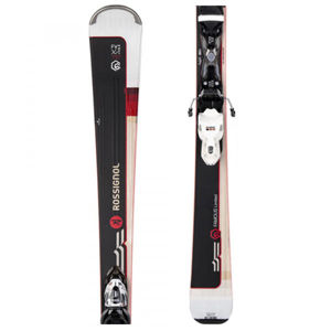 Rossignol FAMOUS 6 LTD+XPRESS W 11 Dámske zjazdové lyže, čierna, veľkosť 142