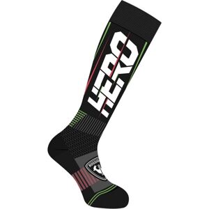 Rossignol HERO SOCKS X3 Lyžiarske ponožky, čierna, veľkosť L