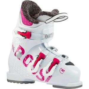 Rossignol FUN GIRL 3 Dievčenská lyžiarska obuv, biela, veľkosť 21.5