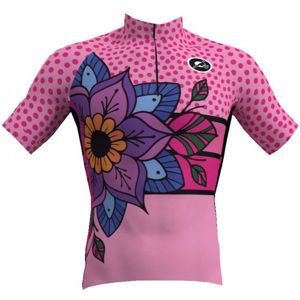 Rosti MANDALA W ružová XL - Dámsky cyklistický dres