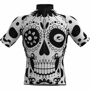 Rosti MUERTE Pánsky cyklistický dres, biela, veľkosť