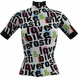 Rosti W BIKE AND LOVE Dámsky cyklistický dres, biela, veľkosť XL