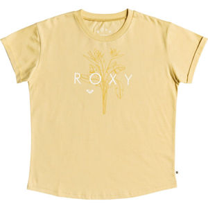 Roxy EPIC AFTERNOON LOGO žltá L - Dámske tričko