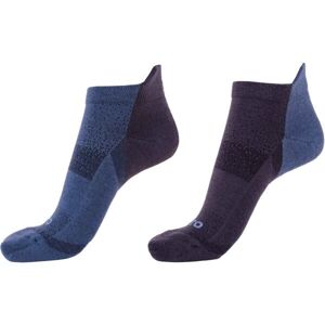 Runto RUN SOCKS  2P 2 páry športových ponožiek s antibakteriálnou úpravou, tmavo sivá, veľkosť 39 - 42