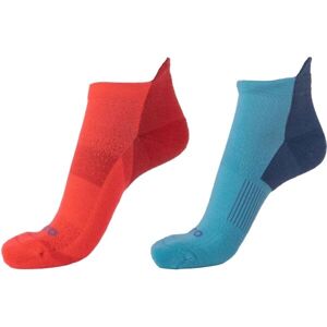 Runto RUN SOCKS W 2P 2 páry športových ponožiek s antibakteriálnou úpravou, oranžová, veľkosť 35 - 38