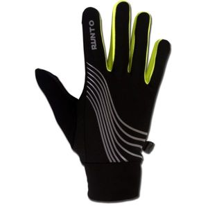 Runto WARRIOR Bežecké rukavice, čierna, veľkosť M/L