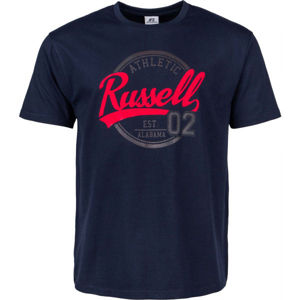 Russell Athletic S/S CREWNECK TEE SHIRT modrá XL - Pánske tričko
