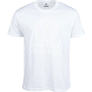 Russell Athletic TONAL S/S CREWNECK TEE SHIRT biela S - Pánske tričko
