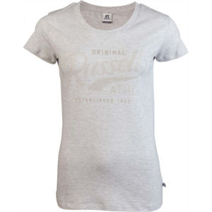 Russell Athletic ORIGINAL S/S CREWNECK TEE SHIRT Dámske tričko, sivá, veľkosť L