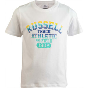Russell Athletic TRACK SS/S CREWNECK TEE SHIRT biela 140 - Detské tričko