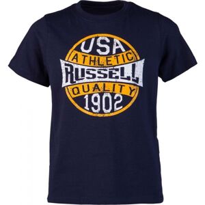 Russell Athletic CHLAPČENSKĚ TRIČKO BASKETBALL Chlapčenské tričko, tmavo modrá,žltá,biela, veľkosť