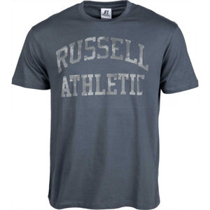 Russell Athletic ARCH LOGO TEE Pánske tričko, tmavo sivá,sivá, veľkosť