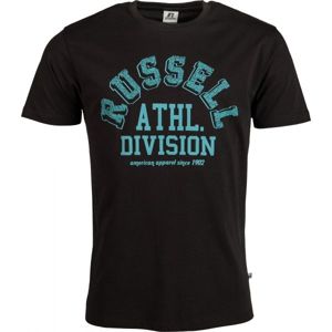 Russell Athletic ATHL.DIVISION S/S CREWNECK TEE SHIRT Pánske tričko, tmavo modrá,modrá, veľkosť