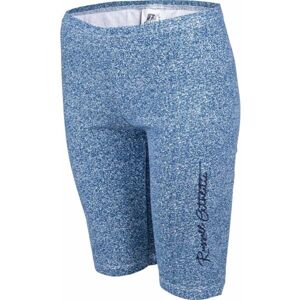 Russell Athletic BIKE PRINT JEANS Dámske šortky, modrá, veľkosť S
