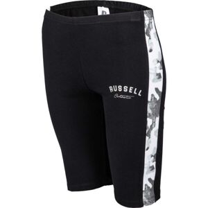 Russell Athletic BIKE PRINT SHORT Dámske šortky, čierna, veľkosť S