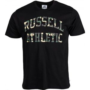 Russell Athletic CAMO PRINTED S/S TEE SHIRT čierna XL - Pánske tričko
