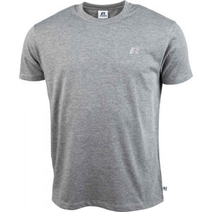 Russell Athletic CREWNECK TEE SHIRT sivá XL - Pánske tričko