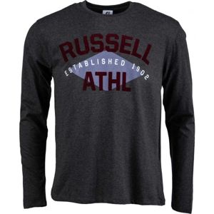 Russell Athletic L/S CREWNECK TEE SHIRT ESTABLISHED 1902 čierna XXL - Pánske tričko