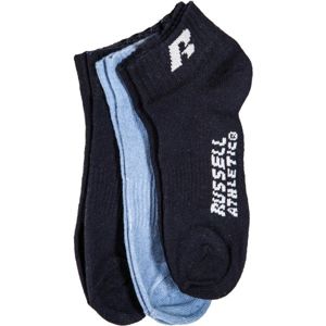 Russell Athletic MILLAR 3 PPK Ponožky, čierna, veľkosť 26-28