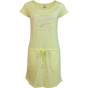 Russell Athletic ŠATY DÁMSKE ŽLTÉ Dámske šaty, žltá, veľkosť M