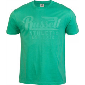 Russell Athletic WING S/S CREWNECK TEE SHIRT svetlo zelená L - Pánske tričko