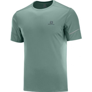Salomon AGILE SS TEE M tmavo zelená XL - Pánske tričko