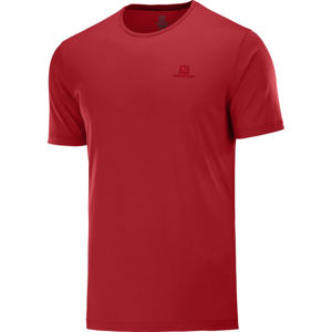 Salomon AGILE TRAINING TEE M červená XL - Pánske tričko