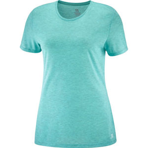 Salomon COMET CLASSIC TEE W HEATHER zelená XL - Dámske tričko