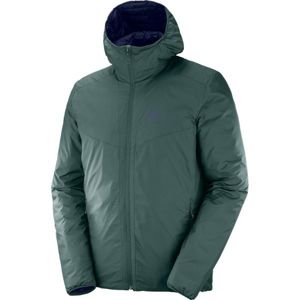 Salomon DRIFTER LOFT Pánska obojstranná bunda, tmavo zelená, veľkosť S